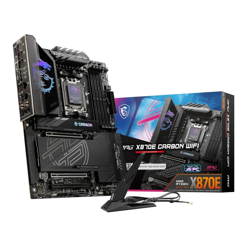 MSI MPG X870E Carbon WiFi Motherboard in Tfue PC
